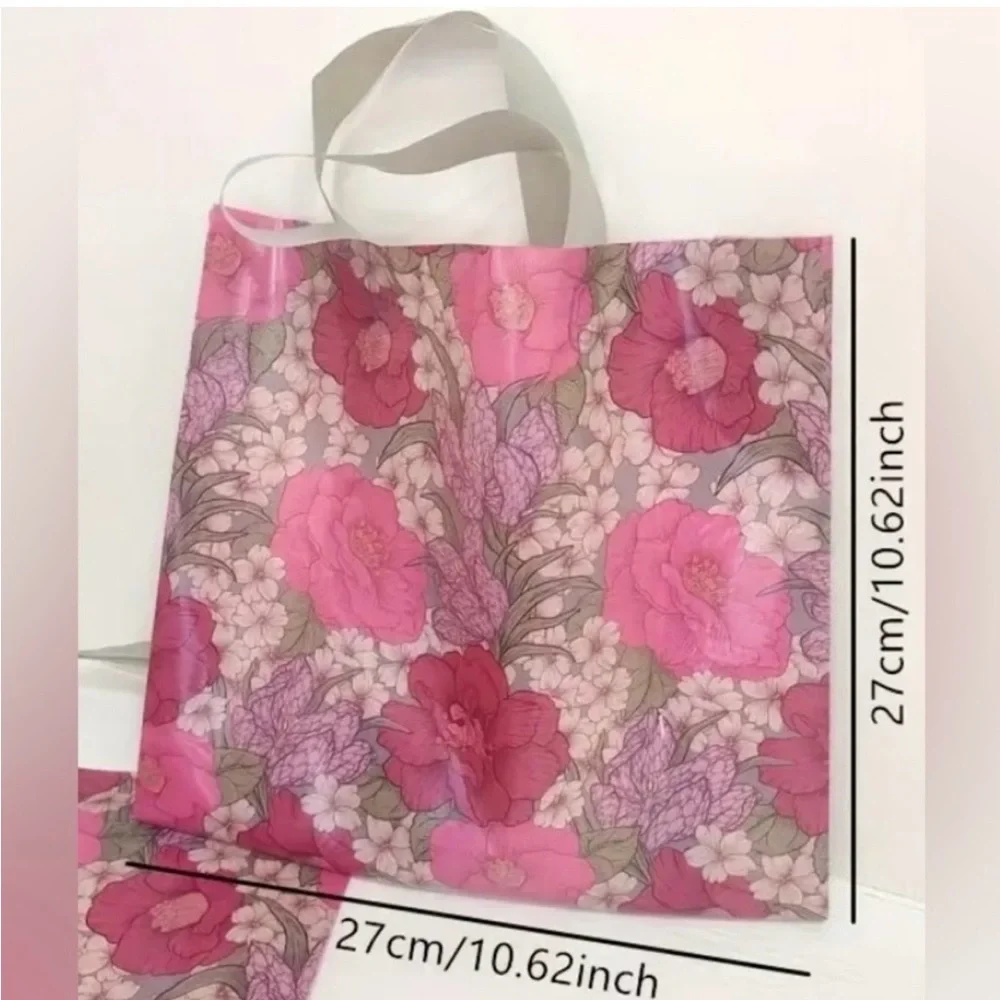 Gift Bag Set 16pcs Elegant Floral with Tissue Paper ~New~